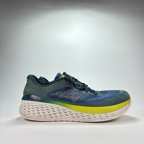 New Balance Fresh Foam More Blue Yellow Green Running Shoes Men\'s Size 12 2E main image 10